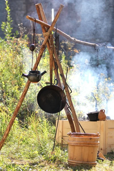 Stock image Medieval cooking