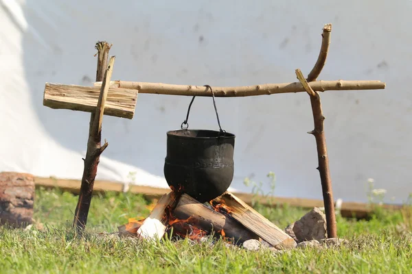 stock image Medieval cooking