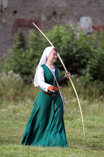 Середньовічні жінок — стокове фото