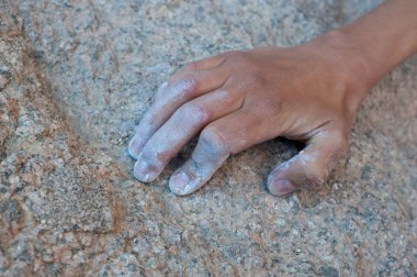 Hand on the rock climber -2 clipart