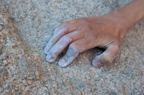 Hand on the rock climber -2 — Stock Photo, Image