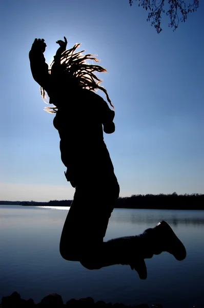 stock image Rasta jump