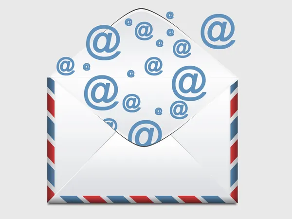 E-mail üzenet — Stock Fotó