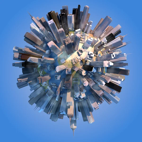 Stad aarde — Stockfoto