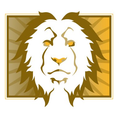 Lion head clipart