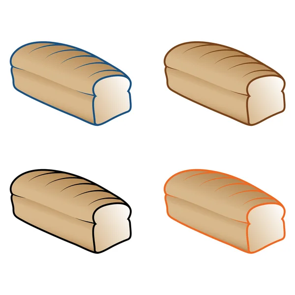 Bread Loaves — Stock Vector