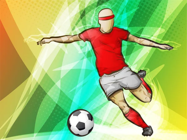Fútbol-futbol / Deportes abstractos — Vector de stock