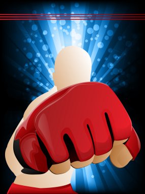 MMA Fighter clipart