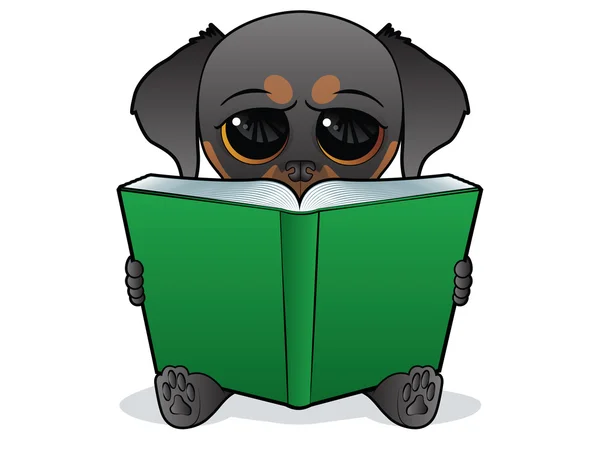 Książka pies — Wektor stockowy