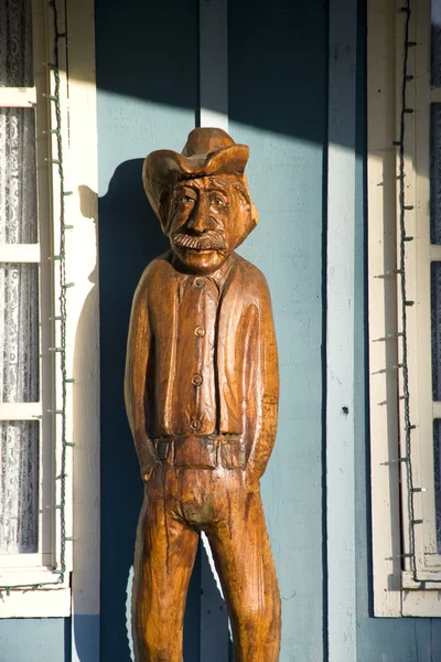 stock image Wooden Cowboy in Laughlin Nevada