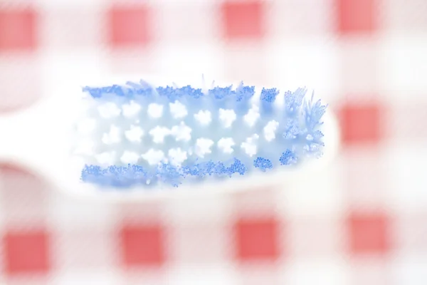 Close-up de uma escova de dentes — Fotografia de Stock