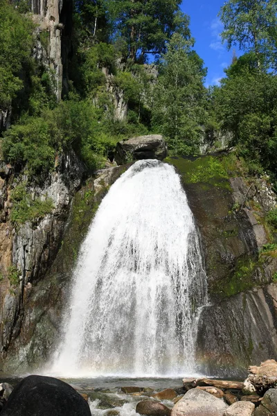 stock image Korbu falls. Russia,