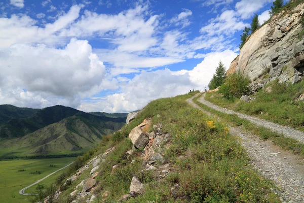 Stock image Road to mountains