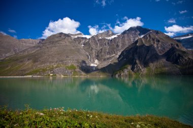 The idyllic lake in High Tauern National Park. clipart