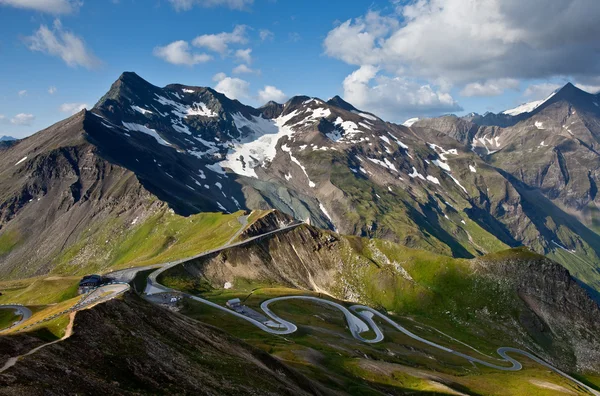 Carretera alpina alta — Foto de Stock