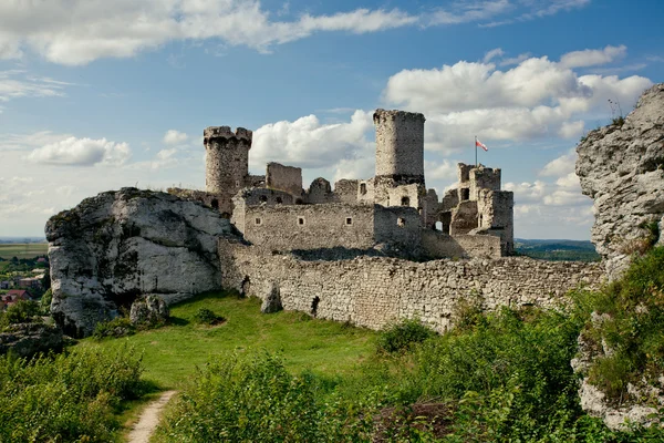Schloss in ogrodzieniec, Polen — Stockfoto