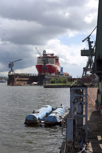 Gdansk Shipyard. — Stock Photo, Image
