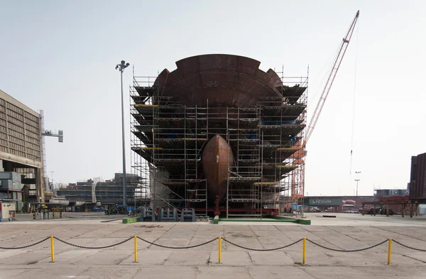 Construção naval . — Fotografia de Stock