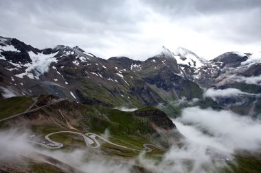 Grossglockner Yüksek Alp Yolu.