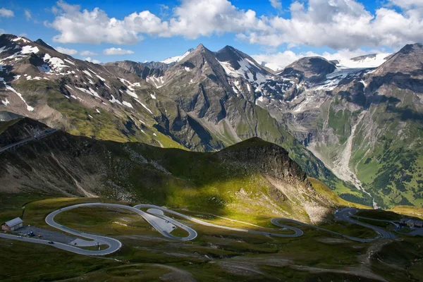 Grossglockner estrada alpina alta , — Fotografia de Stock