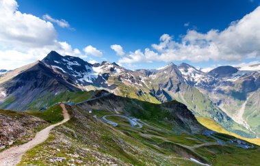 High Alpine Road - Grossglocnkner clipart