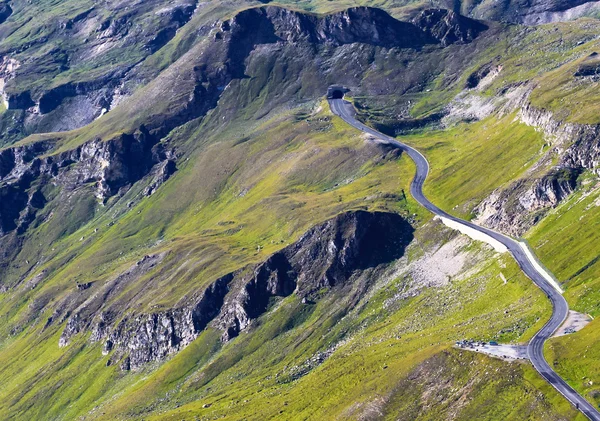 Vysokohorské silnice - grossglocnkner — Stock fotografie