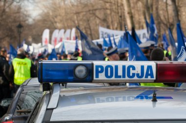 Polisi protesto.