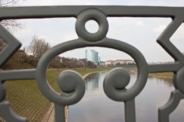 stock image Bridge railing