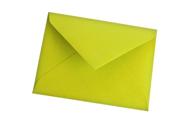 Gele envelop — Stockfoto