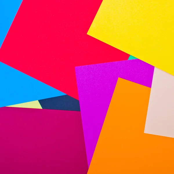 Unterschiedlich farbige Papiere — Stockfoto