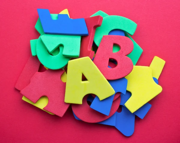 Colored letters — Stock Photo, Image
