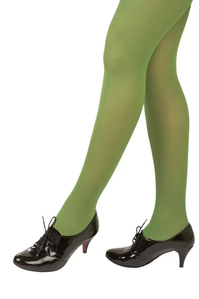 Zelené punčochy — Stock fotografie