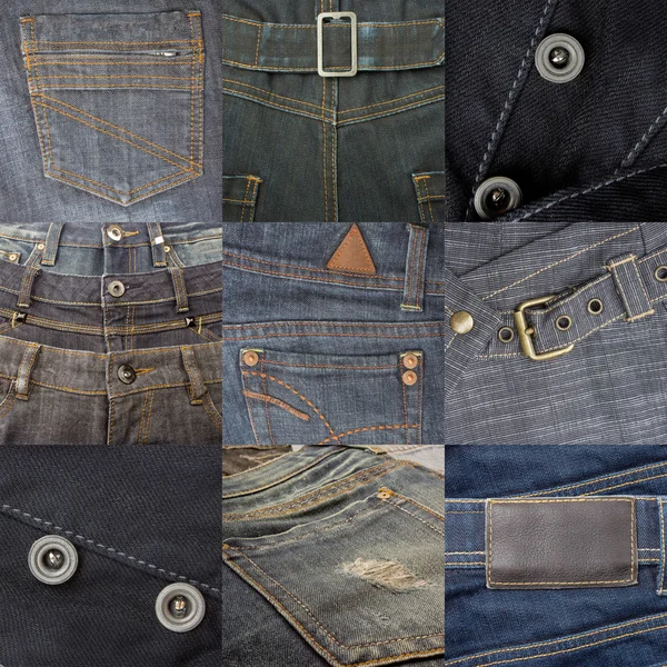 Set of jeans — Stock Photo, Image
