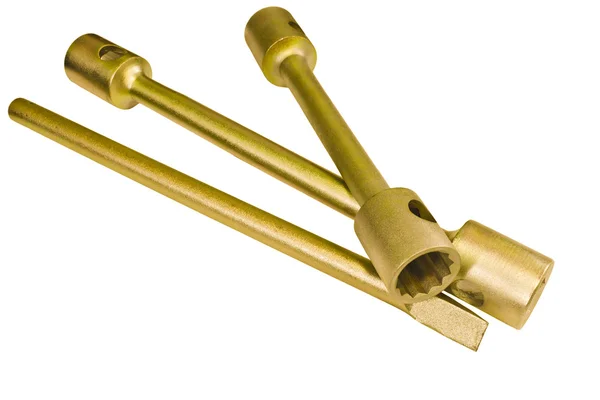 Nástroje: socket klíč, nástroje pro sledování kola 32-33 — Stock fotografie