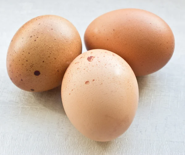 3 яйца — стоковое фото