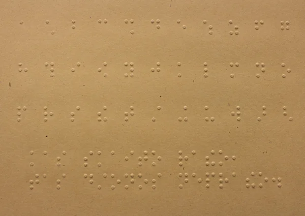 Puntos braille — Foto de Stock