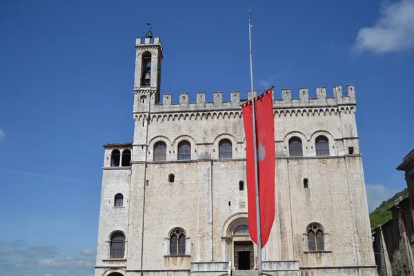 Palazzo dei Consoli-구비 오 — 스톡 사진
