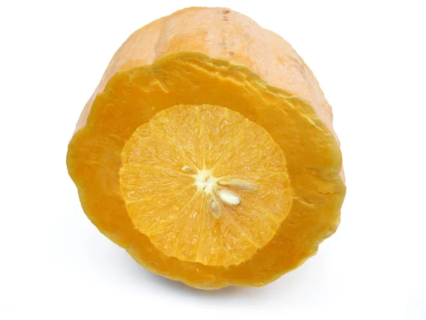 Apfelsinenscheibe im Kéchrbis — Fotografia de Stock