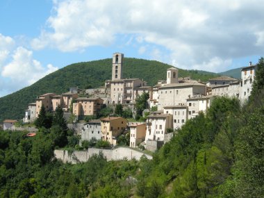 Village in Umbria - Italy clipart