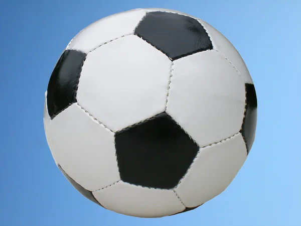 Подробиці футбольного м'яча — стокове фото
