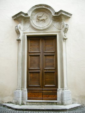 Door in Italy clipart