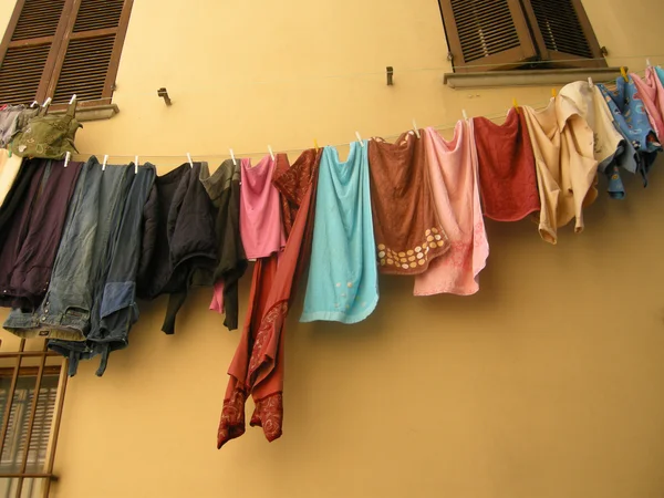 stock image Washing line