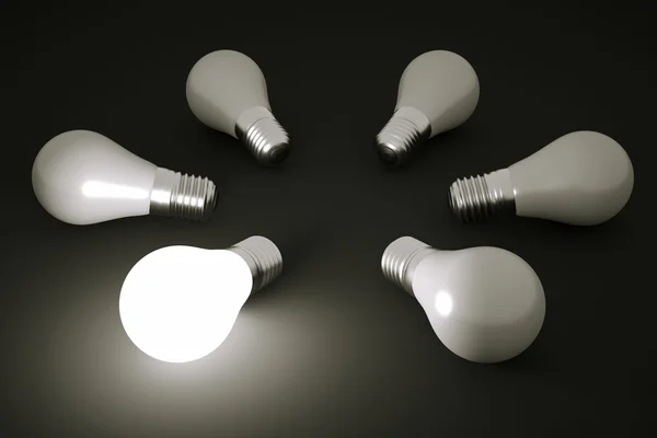 Glowing Bulb — Stock Photo, Image