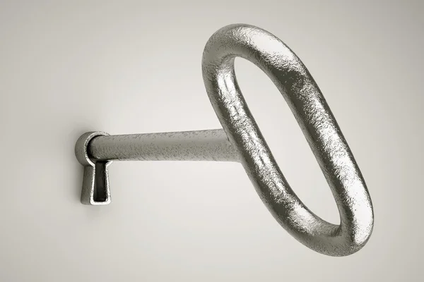 Key with keyhole — Stock Photo, Image