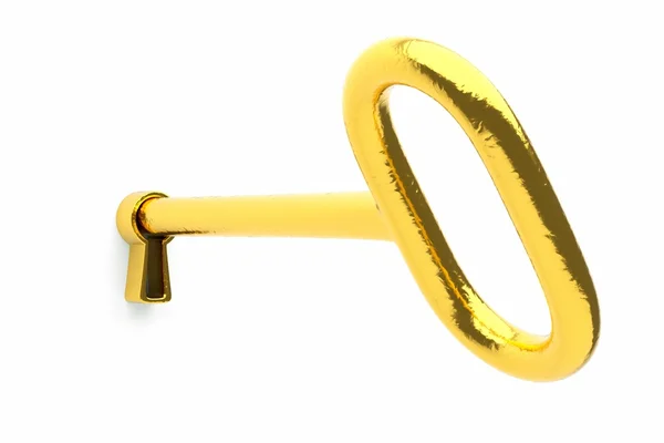 Key with keyhole — Stock Photo, Image