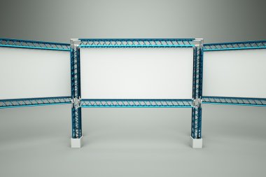 Metal billboard