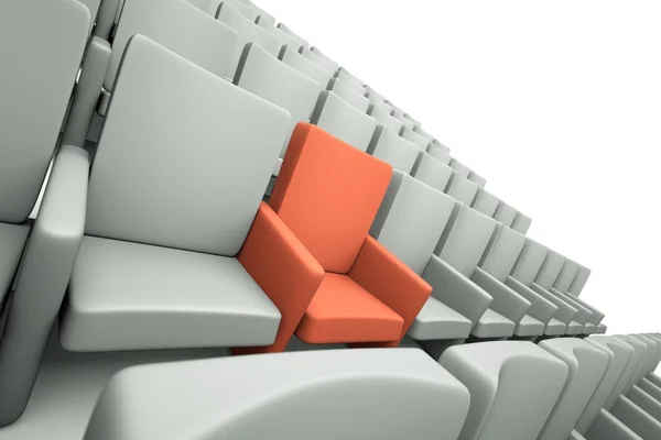 Sedili cinematografici — Foto Stock