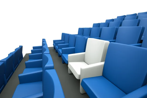 Filmová sedadla — Stock fotografie