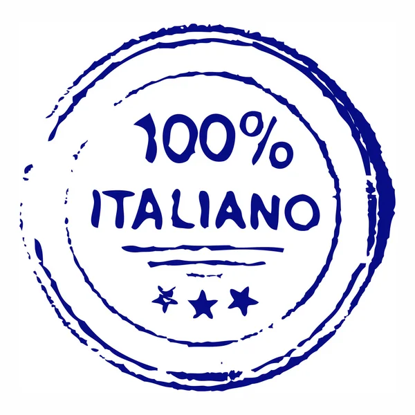 Hundred percent italian — Stock Photo, Image