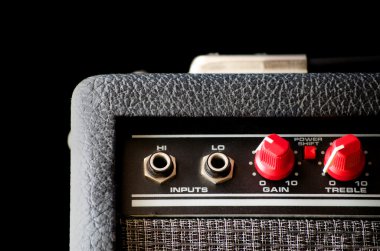 Guitar amplifier - detail clipart